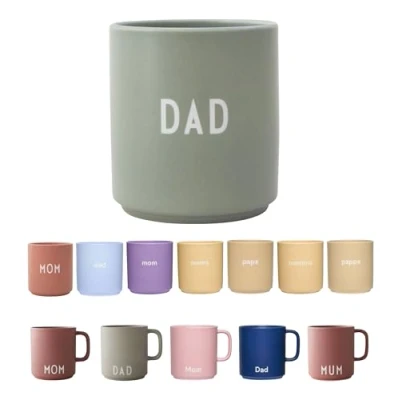 Image of Design Letters Coffee cup Christmas Gifts for Women &amp; Men Porcelain Mug Decorations, Table Decoration Presents Tea Novelty 250 Ml