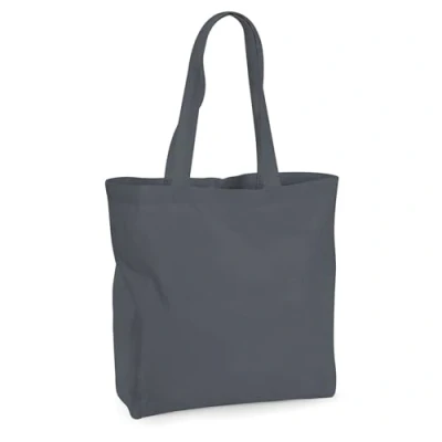 Image of Westford Mill W265 Organic Premium Cotton Maxi Tote Graphite Grey