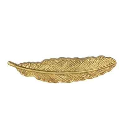 Image of Sass &amp; Belle Golden Feather Vintage Drawer Knob