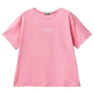 Image of United Colors of Benetton Women&#039;s 30963m04r t Shirt Pajama Top, Pink 38E, M