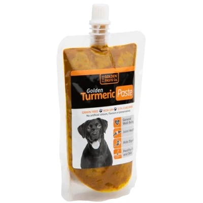 Image of The Golden Paste Company Turmeric for Dogs Anti Inflammatory Cycles 100g Premium Natural Dog Supplements Joint Care, Wellness &amp; Digestion Coconut Oil, Apple Cider Vinegar Piperine