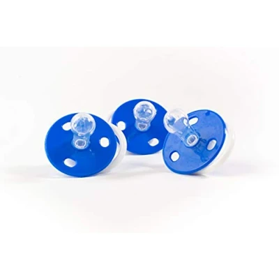 Image of 12 Pack Baby Soothers Dummies BS EN 1400 Blue