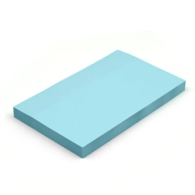 Image of Evergreen Goods Pastel Blue Sticky Notes Set, 6 Pads of Removable Self Adhesive Notes, 100 Sheets per Pad, 76 x 127 mm (3&quot; 5&quot;) Ideal for Reminders, to Do Lists, and Memos