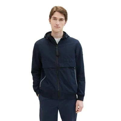 Image of TOM TAILOR Men&#039;s 1040215 Jacket, 10668 Sky Captain Blue, XL