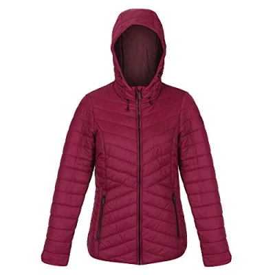 Image of Regatta Voltera Loft Lightweight Water Repellent Insulated Heated Baffle Quilted Jacket Blue Opal, 14