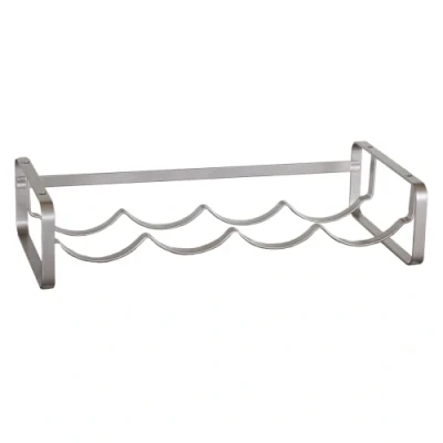 Image of Better Houseware Silver Coated Steel Stackable Modular Wine Rack 4 Bottles