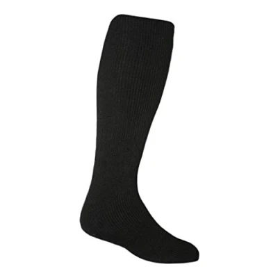Image of HEAT HOLDERS Mens Extra Long Thick Winter Warm Thermal Knee High Socks 6 11 UK (6 UK, Black)