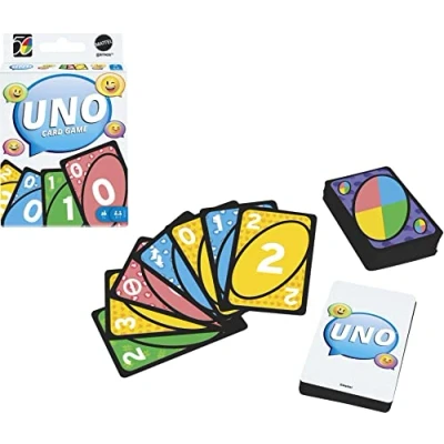 Image of Mattel Games UNO Iconic Series 2010&#039;s Matching Card Game Featuring Decade Themed Design, 112 Cards for Collectors, Teen &amp; Adult Night, Ages 7 Years Older