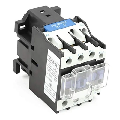 Image of Hilitand AC 220V 32A CJX2 3210 Contactor Electric Plate Front Wiring High Sensitivity Industrial for Power Distribution Applications