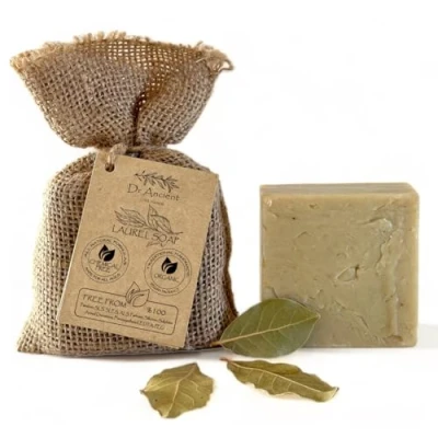 Image of Dr.Ancient Aleppo Soap Bar With Laurel Oil%40 &amp; Olive Oil%60 Organic Natural Vegan Traditional Handmade Antique Antibacterial, Psoriasis, Reduce Dry Scalp No Chemicals, Pure Soaps!