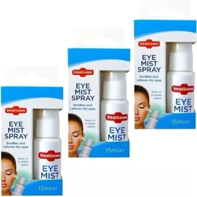 Image of Dry Eye Mist Spray 15ml Hydrating Tired Irritated Sore Strained Eyelids (3)