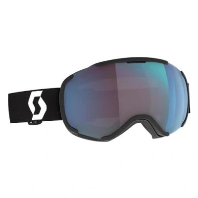 Image of Scott Unisex Ski Goggles Goggle Faze II Mineral Black/White Enhancer Blue Chrome One Size