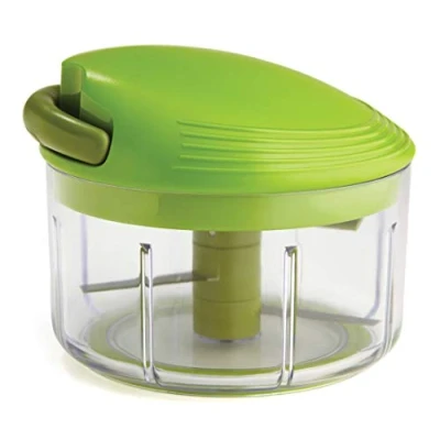 Image of Kuhn Rikon Pull Chop, Vegetable Chopper with Stainless Steel Blades, Food Non Slip Base, Easy to Use Fruit Cutter and Onion Chopper, Essential Kitchen Accessories 500ml 3 Year Guarantee