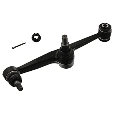 Image of 4860629015, 4860629025 Suspension Arm FEBI BILSTEIN 43115 with crown nut Front Axle Left, Front, Lower Control Cast Steel TOYOTA: Celica VI Coupe