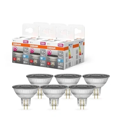 Image of LEDVANCE Dimmbare Niedervolt LED Reflektorlampe MR16 mit Retrofit Stecksockel, 5 W, Warm White
