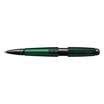 Image of CROSS Edge Rollerball Pen with M Line Width Black Refillable Includes Premium Gift Box Matte Green Pack of 1