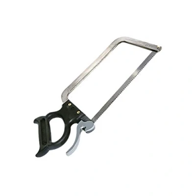 Image of Weston Butcher Meat and Bone Saw with Stainless Steel Serrated Quick Release Handle, 22 Inch Blade