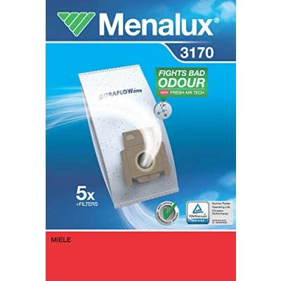Image of Menalux Duraflow 3170 5x Vacuum Cleaner Bags for Miele