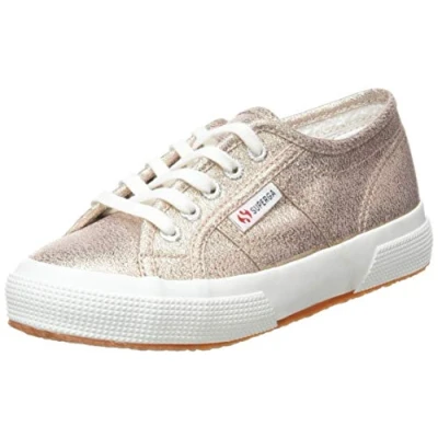 Image of Superga 2750 lamej Gymnastics Shoes, Pink (Rose Platinum 941), 10 UK Child