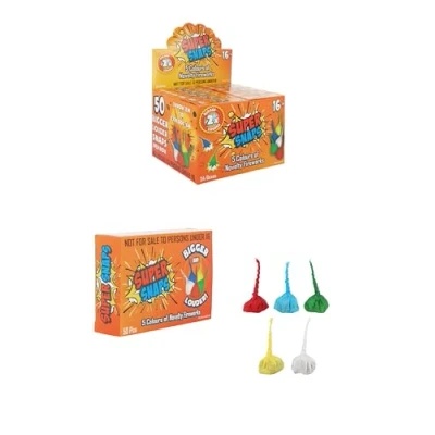 Image of Henbrandt 250 Super Snap Novelty Firecracker Toys in 5 Colours (Pack of 10 x 50pc Boxes) Fun Snaps Party Throw Bangers for Birthday Parties Family Celebrations NYE Chinese New Year and Bonfire Night
