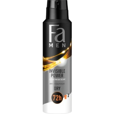 Image of FA _Men Xtreme Invisible Power Antiperspirant Typerspirant with Sprayu dla mê^czyzn 150 ml