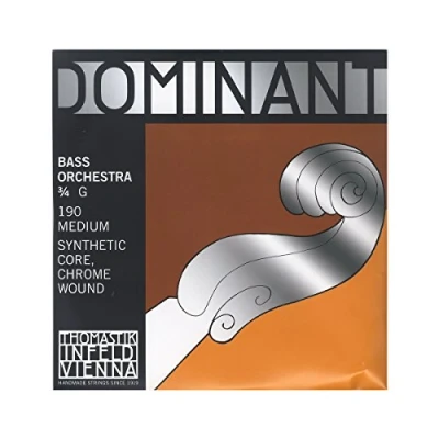 Image of Dominant Strings 190 3/4 Chrome Wound Double Bass G String