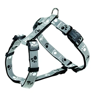 Image of Trixie Think Harness, Ng. Black / Gray Silver Size S (40 65 cm)