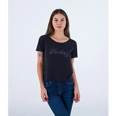 Image of Womens Oceancare Devore Short Sleeeve Tee Black