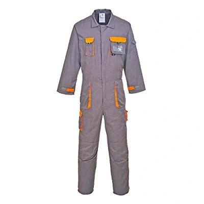 Image of Portwest Texo Contrast Coverall Grey Small