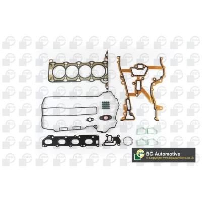 Image of 1606278, 93177869, 93182932 Gasket Set, cylinder head BGA HK0758 with valve stem seals VAUXHALL: Corsa Mk3, COMBO Mk2, Mk2