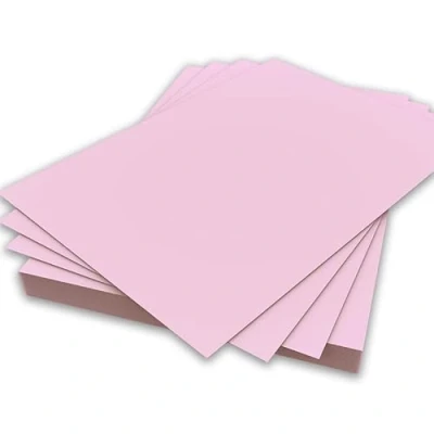 Image of A4 Light Pink Colour Paper 80gsm Sheets Double Sided Printer Copier Origami Flyers Drawing School Office Printing 210mm x 297mm (A4 500 Sheets)