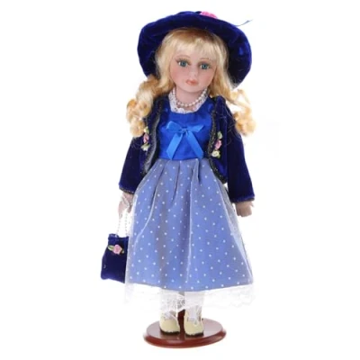 Image of NOLOWY Elegant Victorian Porcelain With Rural Gowns Home Display Centerpieces Decors 40cm Reborns