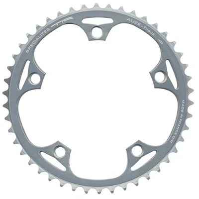 Image of Spécialités TA Alizé Track 130pcd Chainring, 52t, Silver