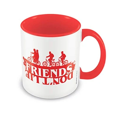 Image of Pyramid International Stranger Things Ceramic Mug with Friends Don&#039;t Lie Graphic in Presentation Box Official Merchandise