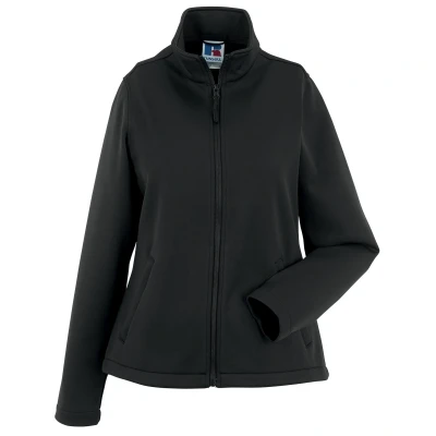 Image of Russell Athletic Womens/Ladies Smart Soft Shell Jacket (Black) Size 3XL