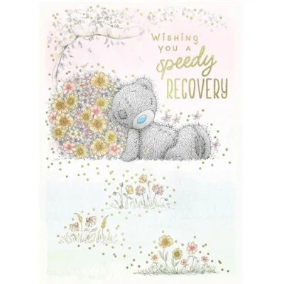 Image of Speedy Recovery Me To You Bear Get Well Soon Greeting Card