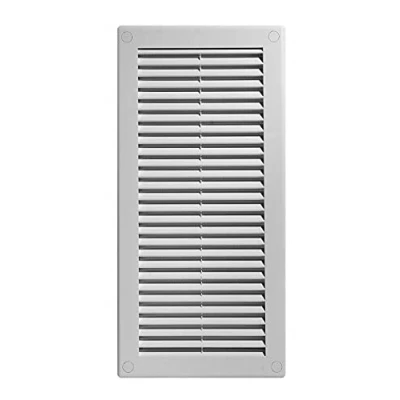 Image of Air Vent Grille with Fly Screen Ventilation Duct Cover 4&quot; 6&quot; 8&quot; 10&quot; 12&quot; White (150mm x 310mm)