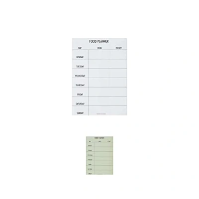 Image of Design Letters Weekly Planner 2025 Ideal as Calendar, Wall Planner, Daily Meal Tear Off 25x29 cm Pad with 60 Pages Perfect for Office Desk