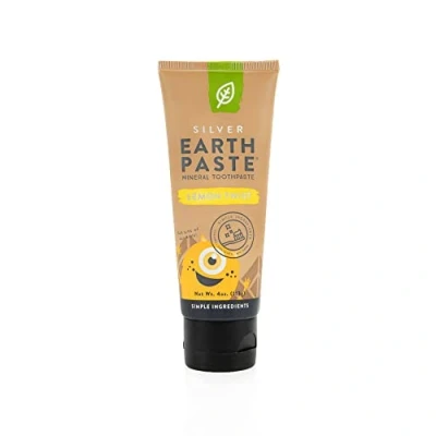 Image of Redmond Earthpaste Natural Non Flouride Toothpaste, LemonTwist, 4 Ounce Tube (1 Pack)