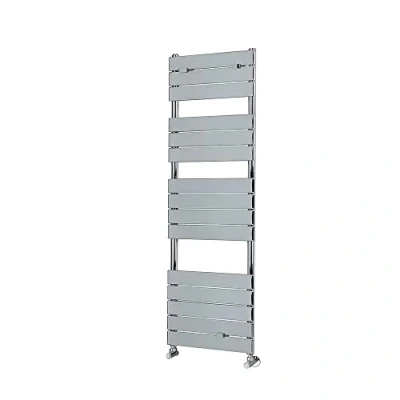 Image of Milano Lustro Chrome Flat Panel Heated Towel Rail 1512mm x 450mm
