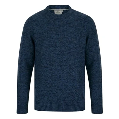 Image of Tokyo Laundry Men&#039;s &#039;Brendean&#039; Chunky Basket Stitch Knitted Crew Neck Jumper