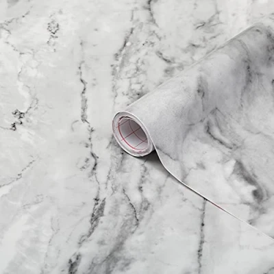 Image of d c fix Vinyl wrap Romeo Gray Marble Effect 45 cm x 2 m Sticky Back Plastic roll for Furniture, Kitchen &amp; cupboards Contact Paper Sticker self Adhesive Film