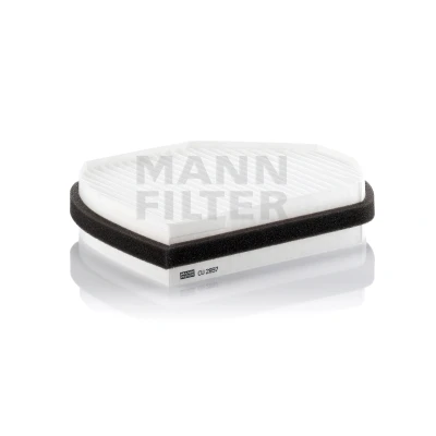 Image of 05101438AA, 05101439AA, 5101438AA, 71775179 Pollen Filter MANN CU 2897 Particulate 275mm 219mm 54mm MERCEDES BENZ: C Class Saloon, SLK