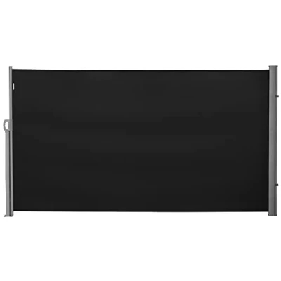 Image of Outsunny Garden Retractable Deck Side Awning Screen Fence Privacy Divider840 196V04BK