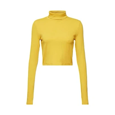 Image of ESPRIT Women&#039;s 092cc1k320 T Shirt, 765/Dusty Yellow, XL