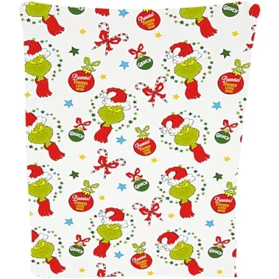Image of The Grinch Dr Seuss Fleece Blanket Beware Christmas Throw Decoration White Xmas Gift Santa Exclusive Limited, 100 x 150 cm