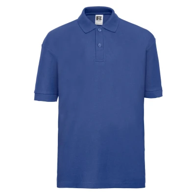 Image of Russell Athletic Childrens Unisex Childrens/Kids Polo Shirt (Bright Royal Blue) Navy/Blue Size 11 12Y