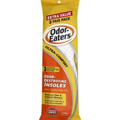 Image of Odor Eaters, Ultra Comfort, Destroying Insoles for Dress &amp; Casual Shoes, 3 Pairs