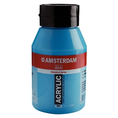Image of Amsterdam Acrylic 1LTR Paint Brilliant blue
