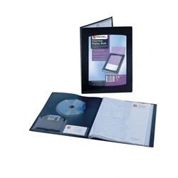 Image of Rexel Nyrex Clearview Display Book A5 24 Pocket Black 10410BK